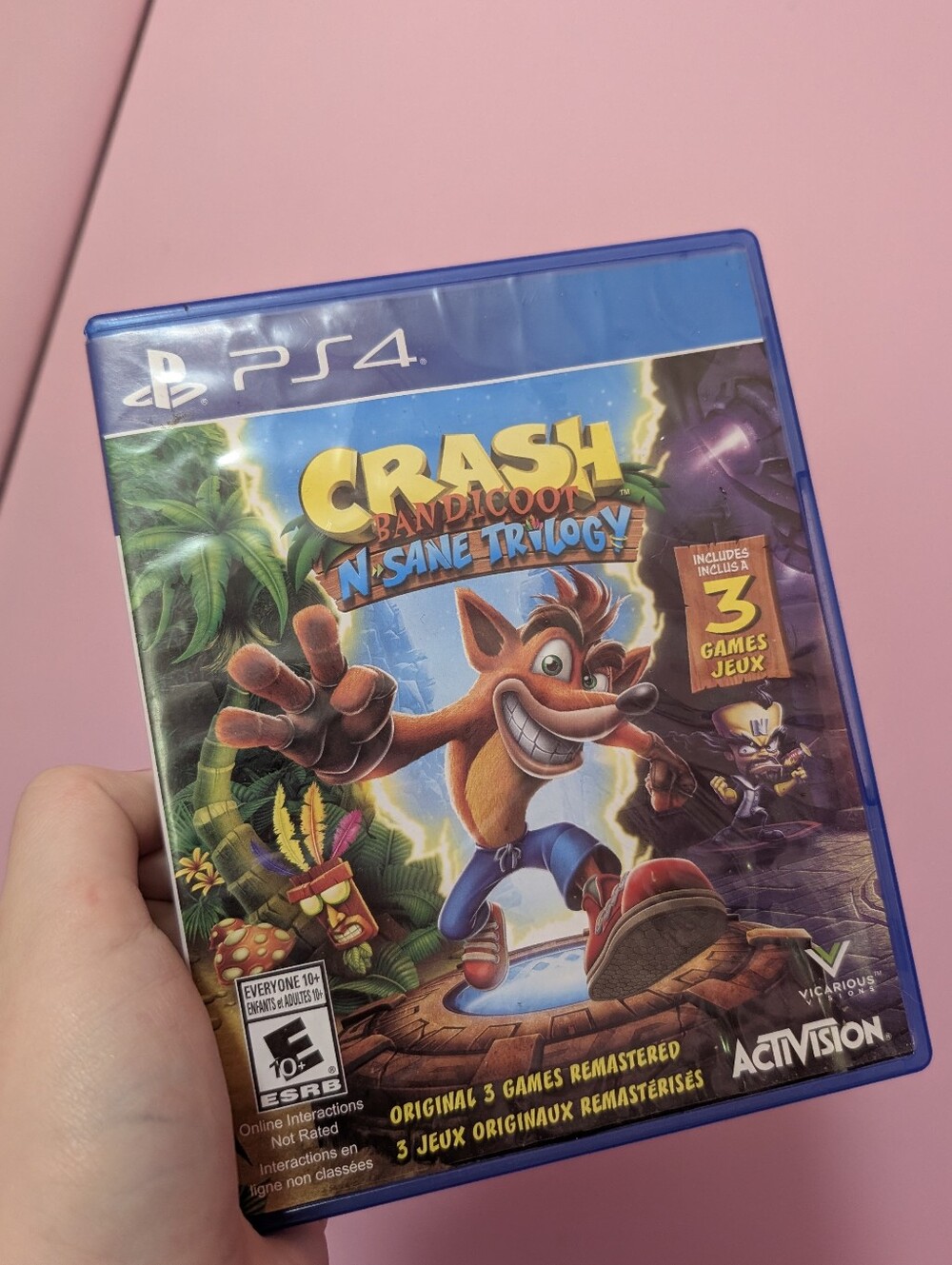 Sony PS4 Game Crash Bandicoot N. Sane Trilogy
